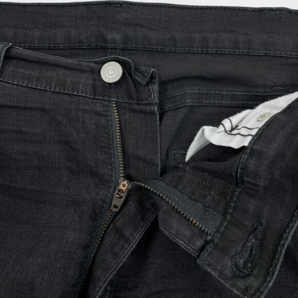 Levi's 514 Men's Straight Leg Black Denim Jeans Mid-Rise Classic Fit 38x32 - Picture 11 of 15